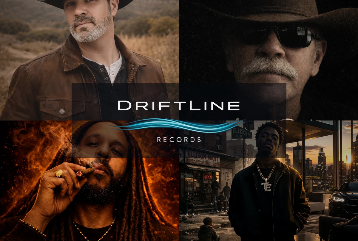 DriftLine Records artist collage